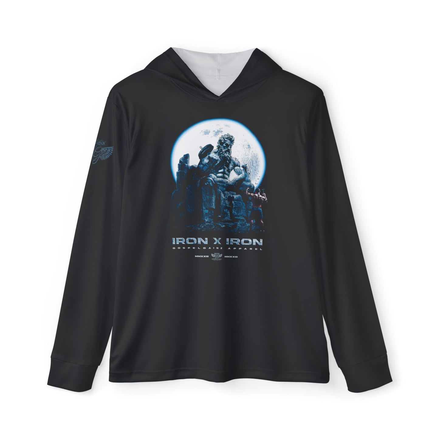 Proverbs 27:17 Performance Hoodie