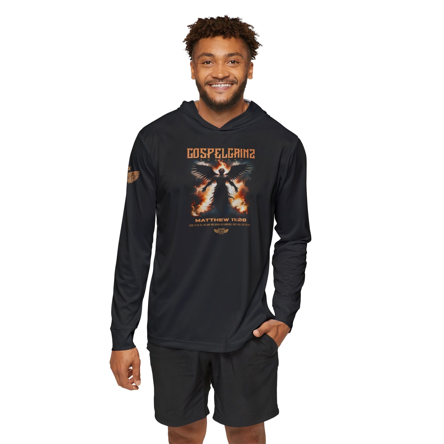 Matthew 11:28 Performance Hoodie