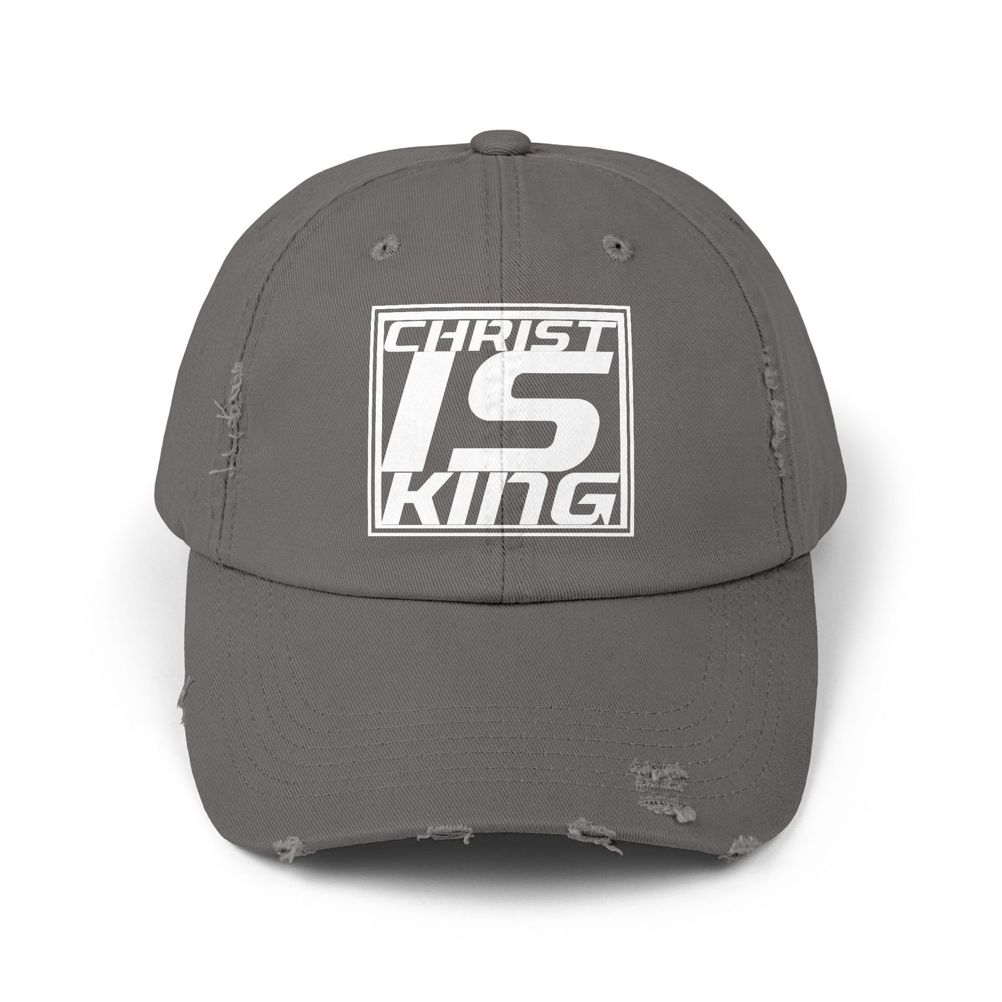 Christ is King Distressed Cap