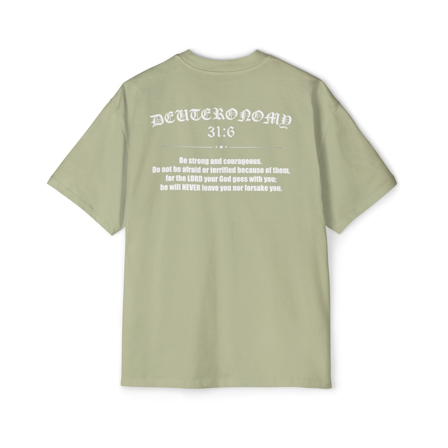 Deuteronomy 31:6 Rugged Heavy Tee