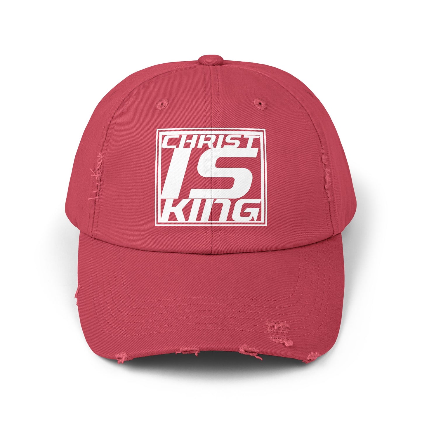 Christ is King Distressed Cap