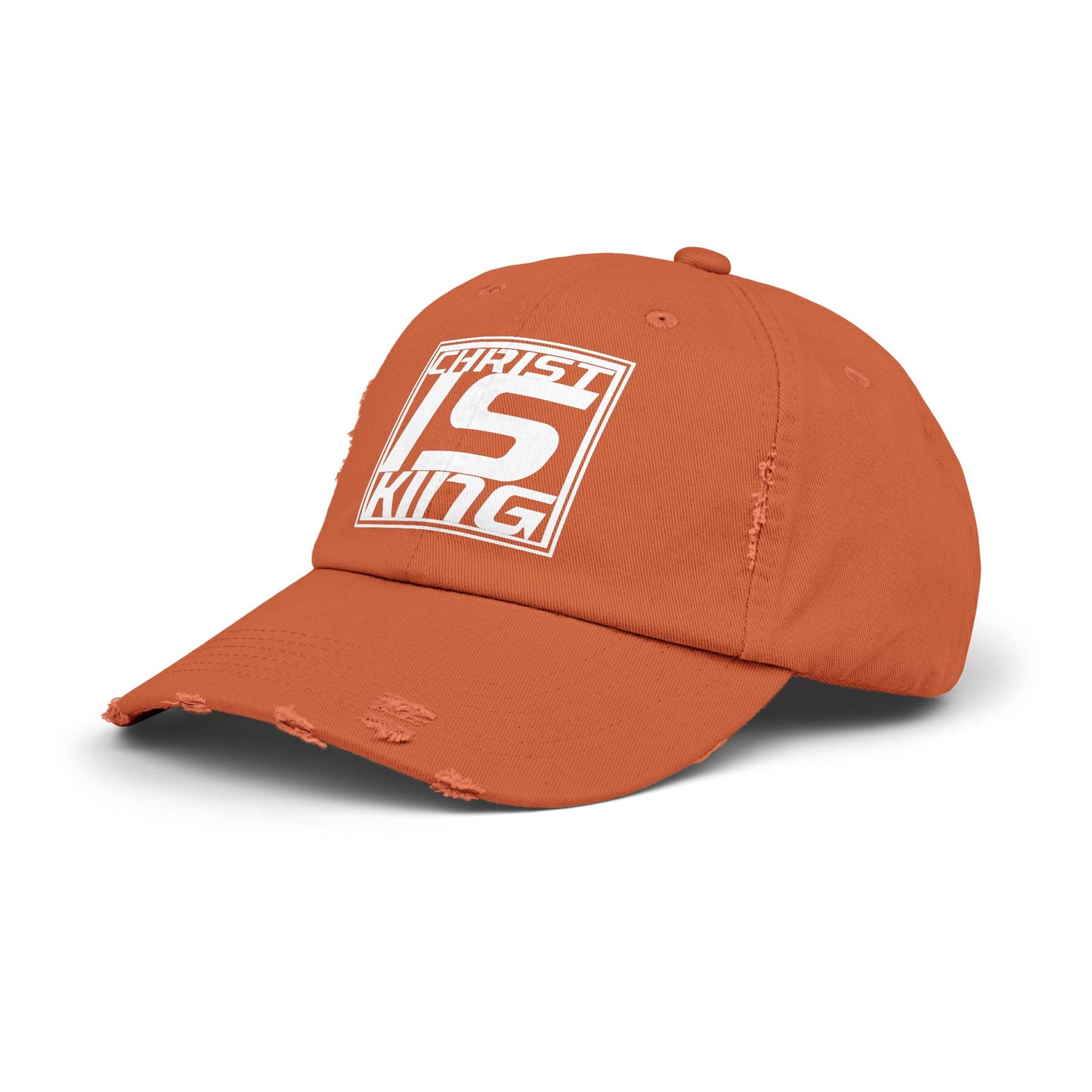 Christ is King Distressed Cap