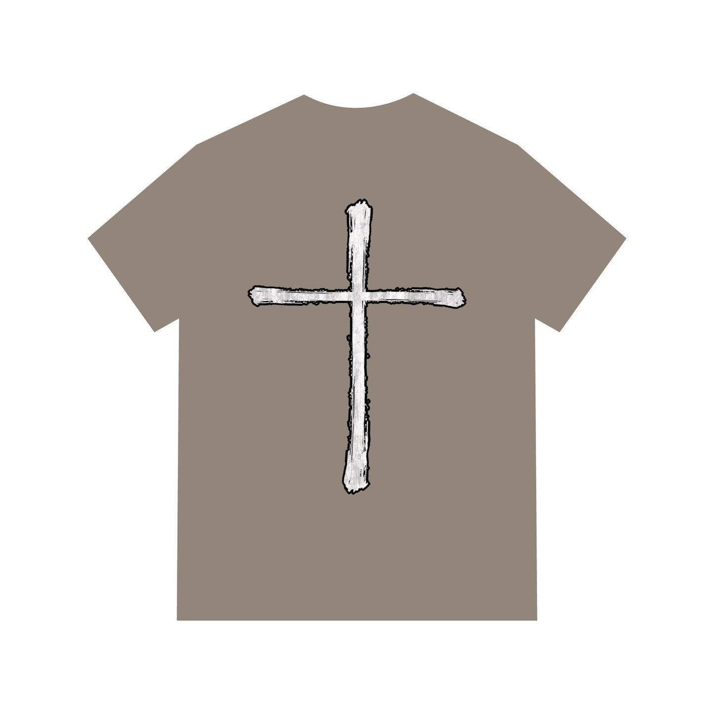 Acid Washed Chalk Cross Tee