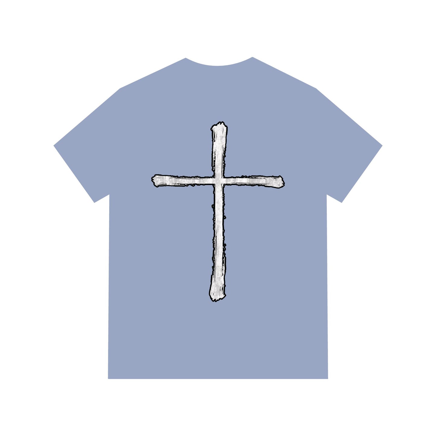 Acid Washed Chalk Cross Tee