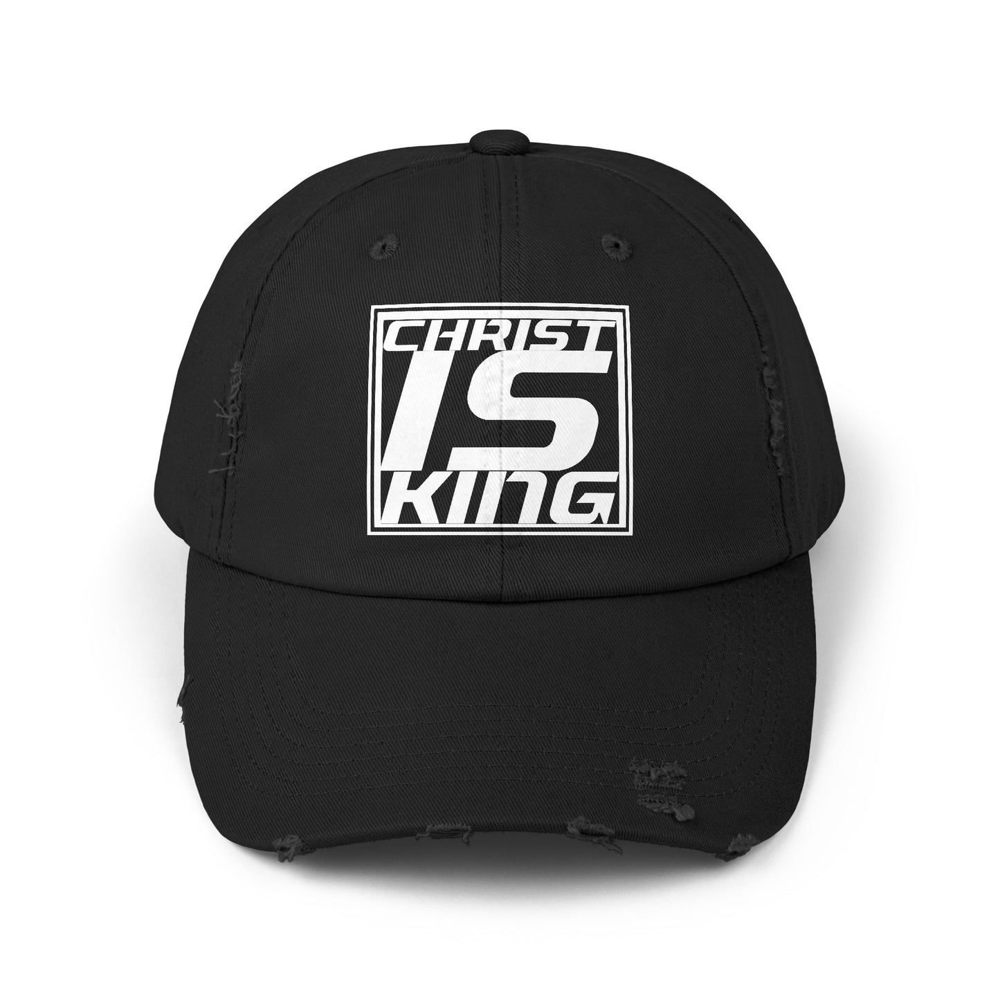 Christ is King Distressed Cap
