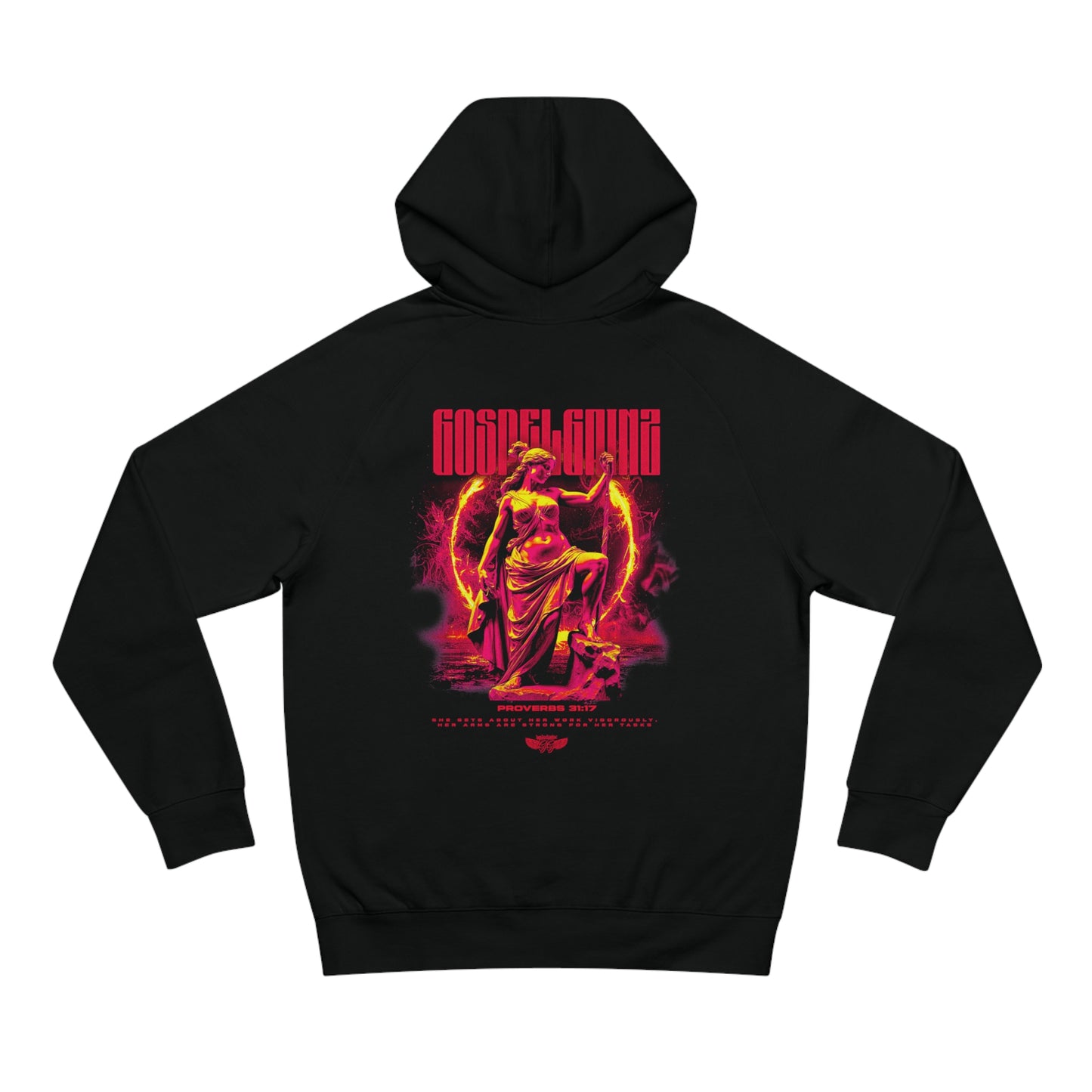 Proverbs 31:17 Hoodie