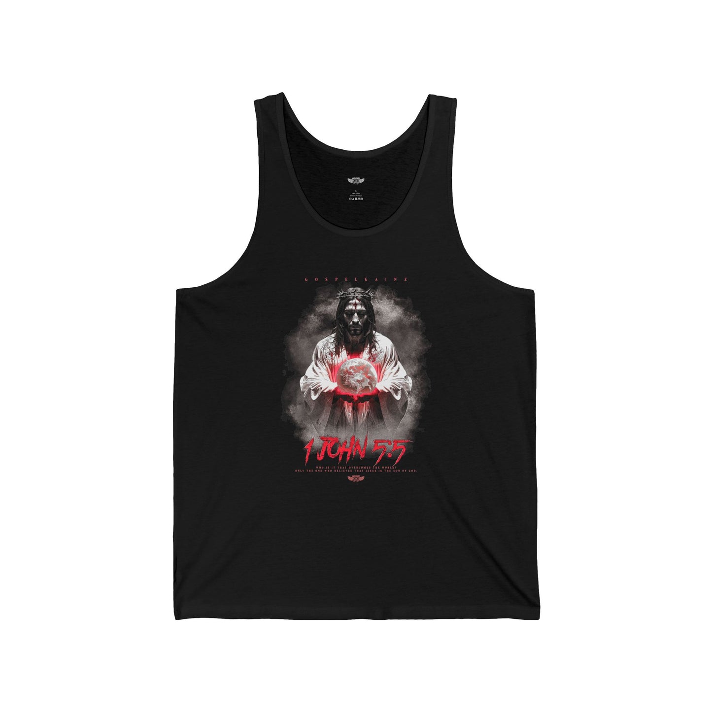 1 John 5:5 Jersey Tank