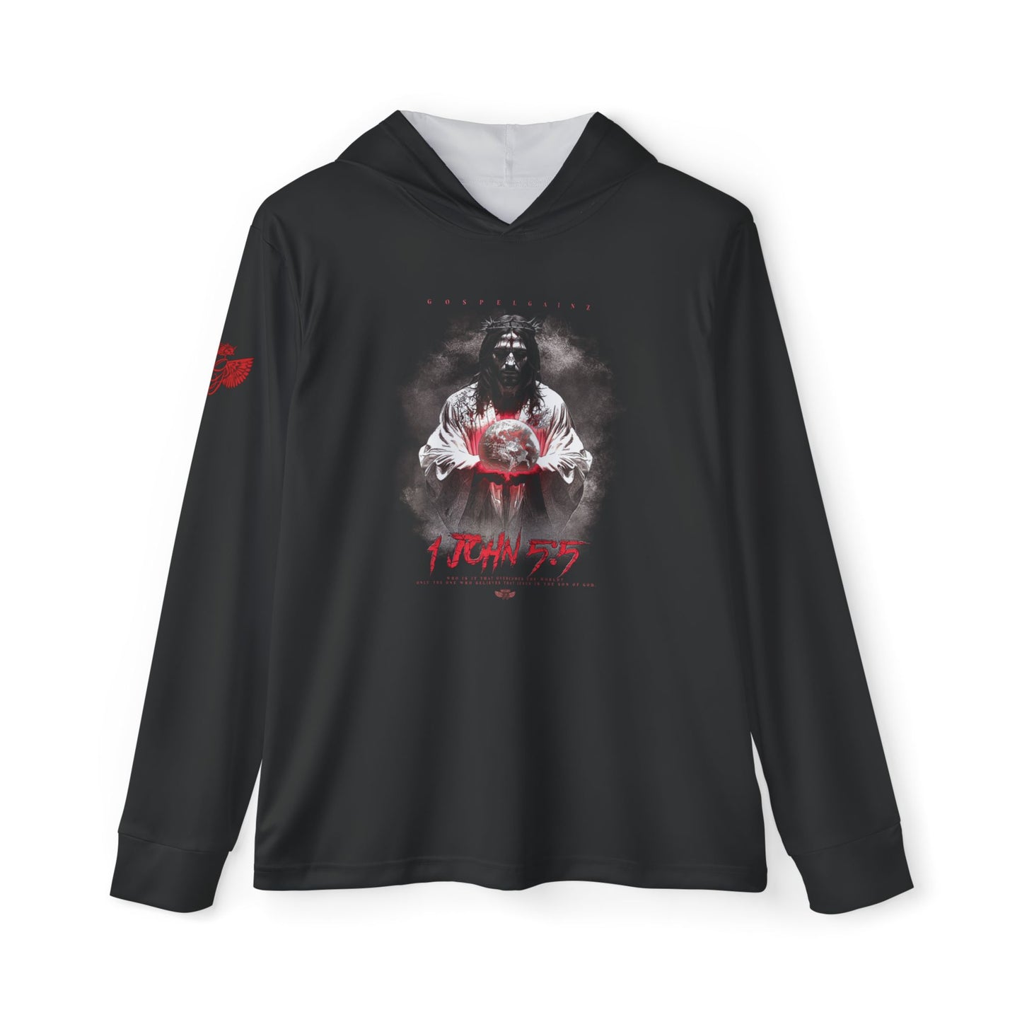 1 John 5:5 Performance Hoodie