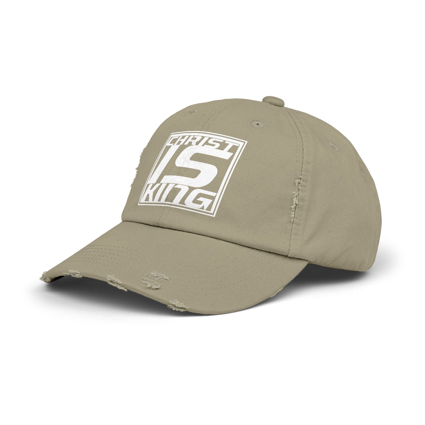Christ is King Distressed Cap