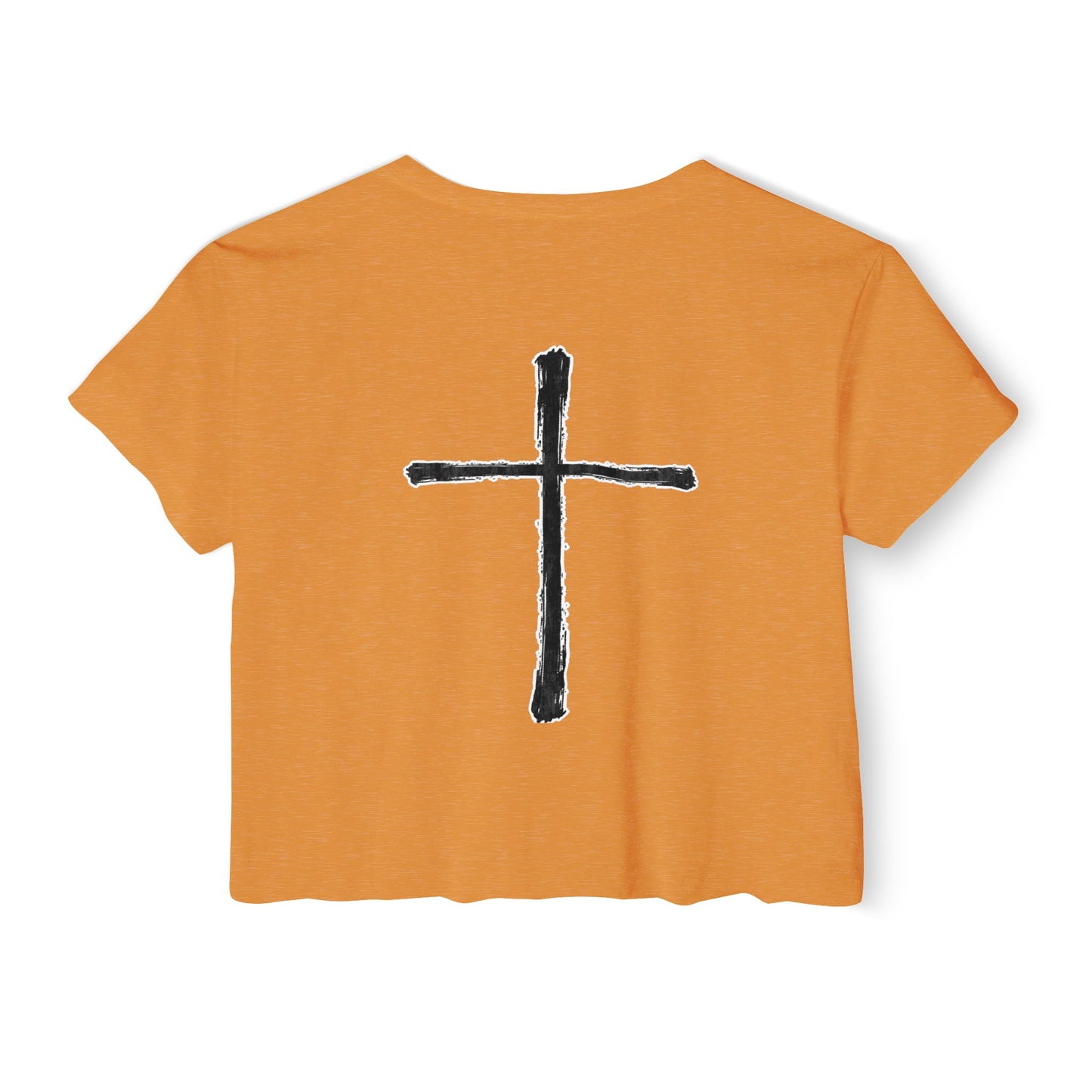 Chalk Cross Cropped Tee
