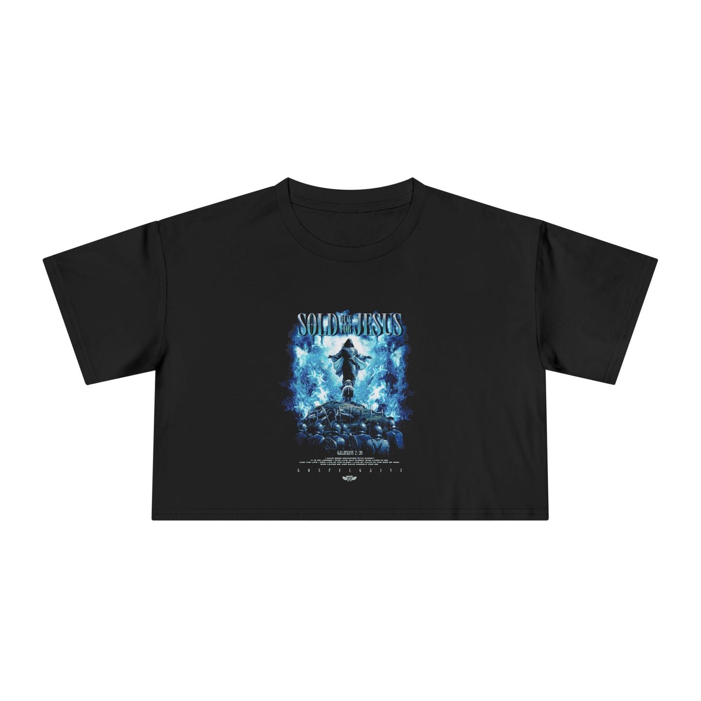 Galatians 2:20 Crop Tee