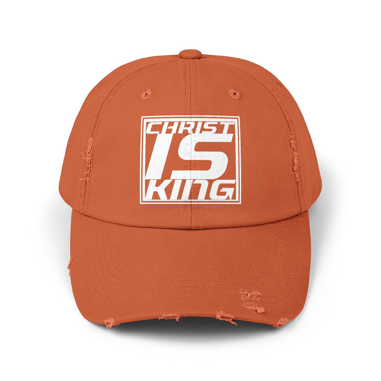 Christ is King Distressed Cap
