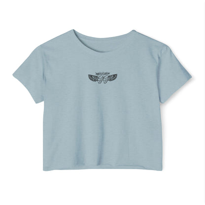 Chalk Cross Cropped Tee