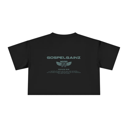 Romans 8:26 Crop Tee