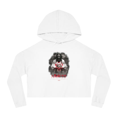 1 John 5:5 Cropped Hoodie