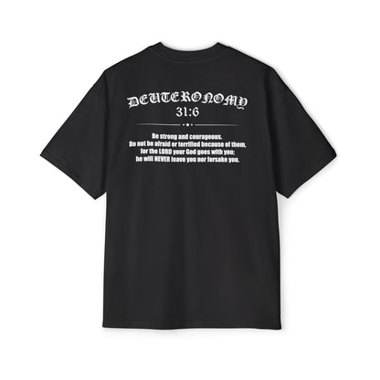 Deuteronomy 31:6 Rugged Heavy Tee