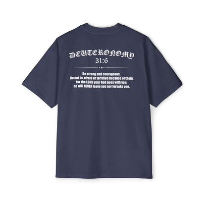 Deuteronomy 31:6 Rugged Heavy Tee
