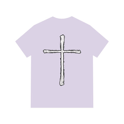 Acid Washed Chalk Cross Tee