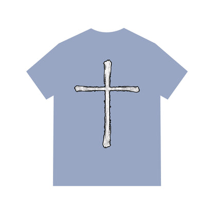 Acid Washed Chalk Cross Tee