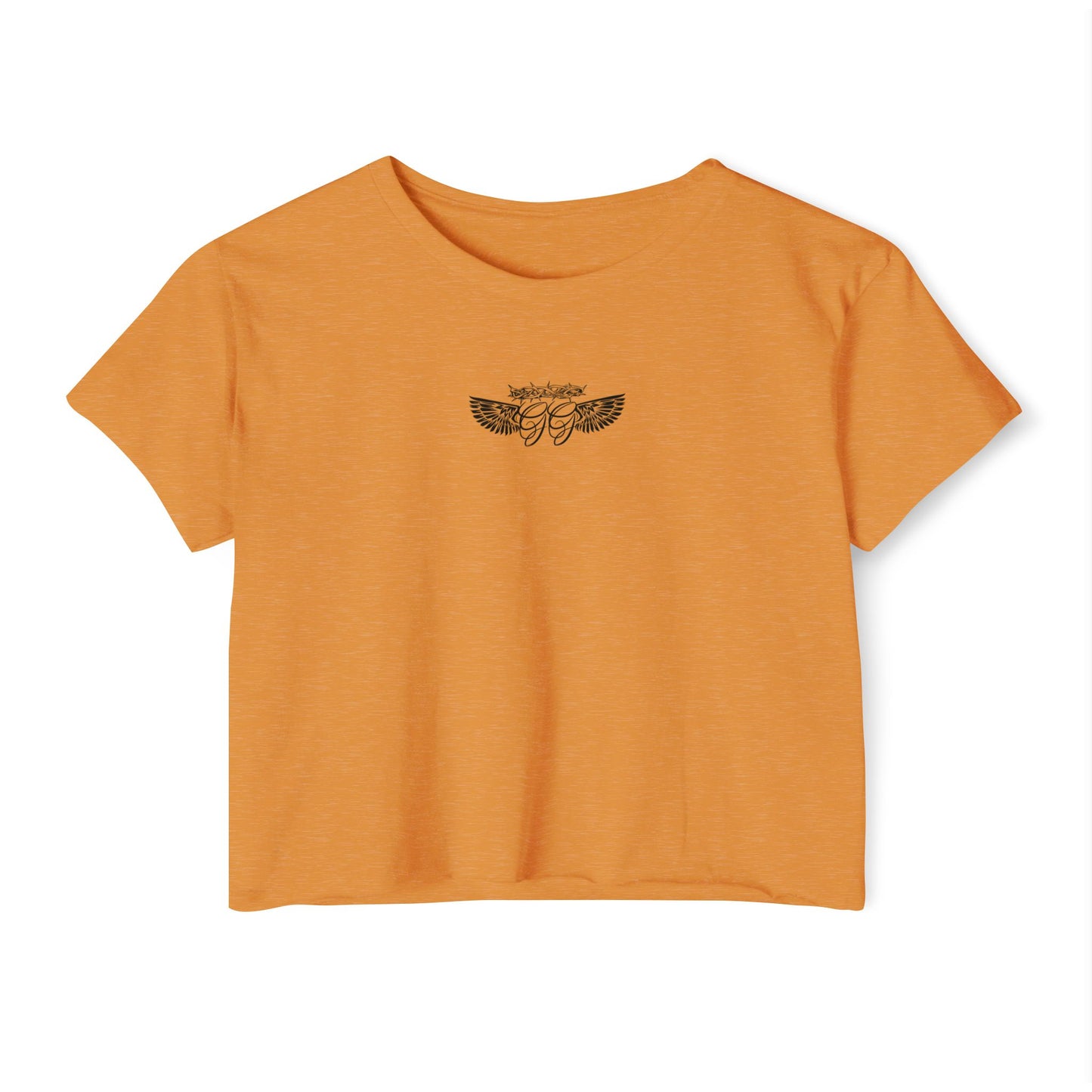 Chalk Cross Cropped Tee
