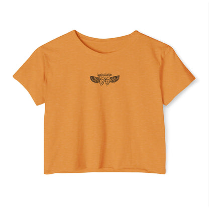 Chalk Cross Cropped Tee