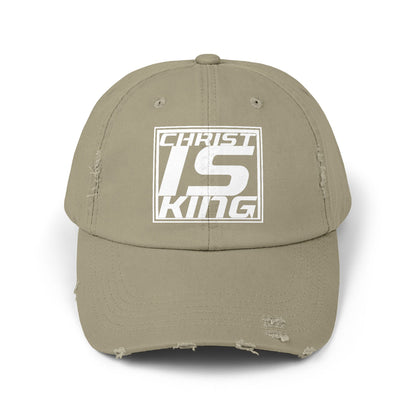 Christ is King Distressed Cap