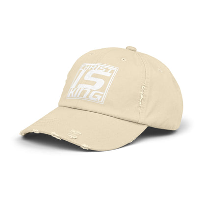 Christ is King Distressed Cap