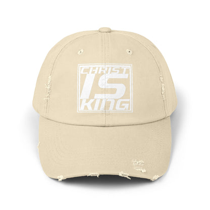 Christ is King Distressed Cap